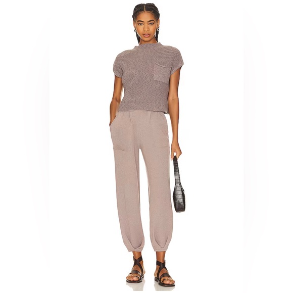 Free People Freya Short Sleeve Sweater In Cashmere Combo Size S - Picture 3 of 12